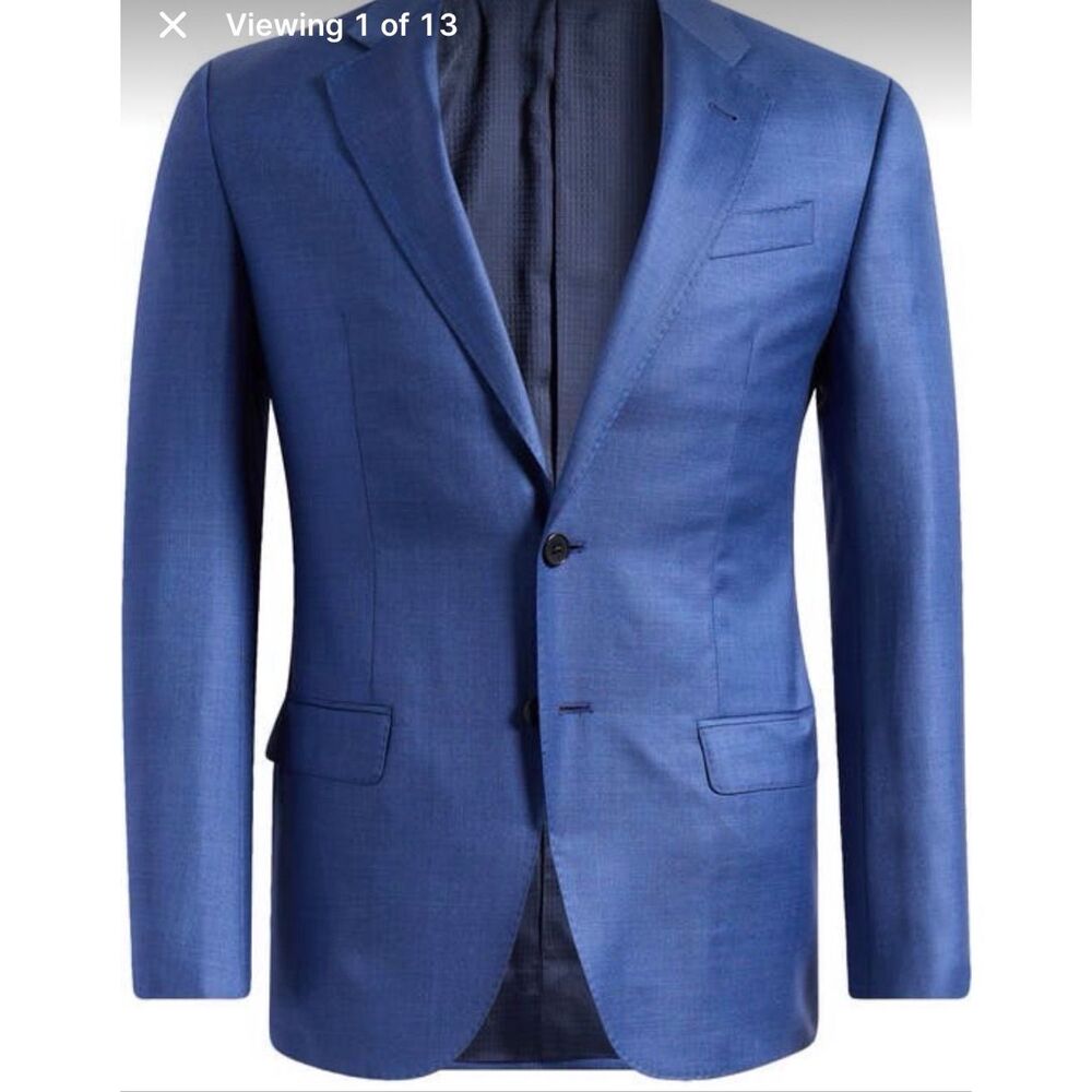 Emporio Armani G Line Regular Fit Notch Lapel Wool Suit Jacket NEW